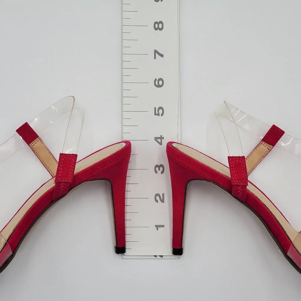 Jessica Simpson Magenta Sling Back Heels - Picture 12 of 17